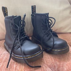 Toddler 1460 softy t leather lace up boots